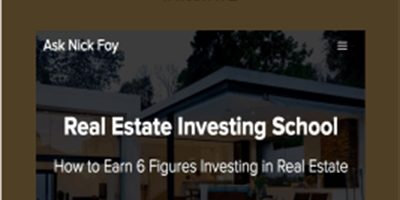 Nick Foy – Real Estate Investing School