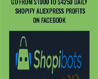 Go From $1000 To $4250 Daily Shopify AliExpress Profits On Facebook – Shopibots