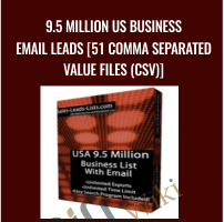 US Business Leads – 9.5 Million US Business Email Leads [51 Comma Separated Value Files (CSV)]